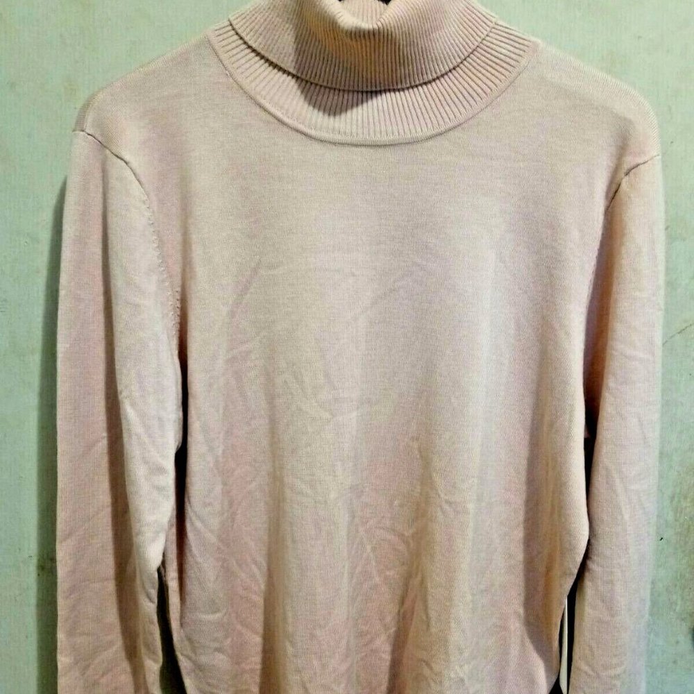 Calvin Klein Women's Modern Essentials Turtleneck Sweater [XL]